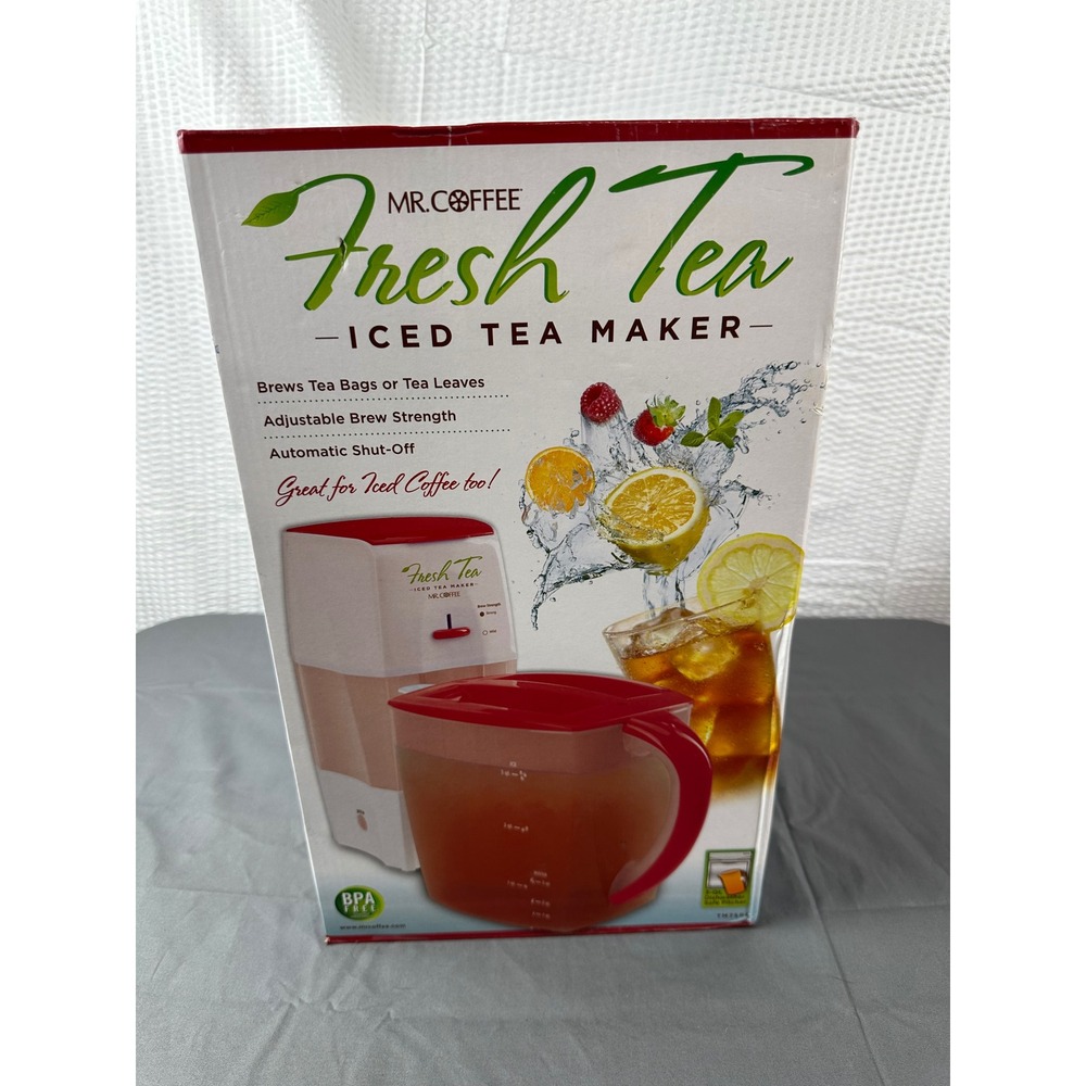 Mr. Coffee Fresh Tea Iced Tea Maker Model TM75RS Series New In Box